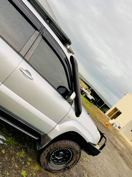 Toyota Prado 120 Series 4" DUAL Short Entry Snorkels