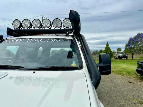 Toyota Prado 120 Series 4" DUAL Short Entry Snorkels