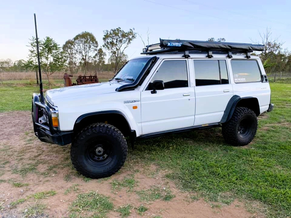 Nissan Patrol GQ 4" Bonnet Entry Snorkel (on its own)