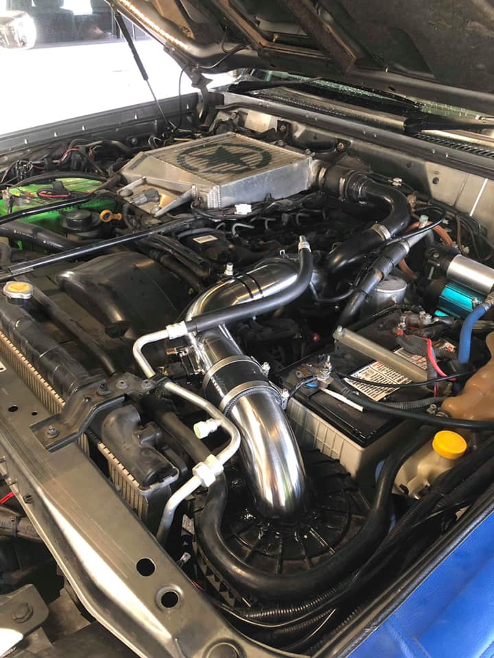 Nissan Patrol Y61 GU ZD30 CRD (2004-2015) Common Rail - Intake with 3" Highflow Turbo Inlet to Modify Standard Airbox