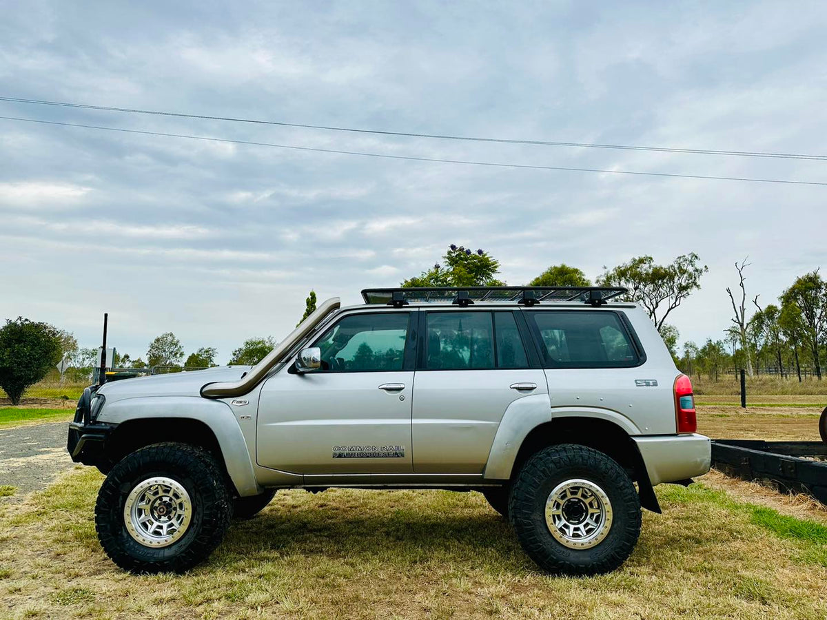 Nissan Patrol GU S1-4 (ZD30/TD42) 4" Cover up / Rounded Guard Entry Snorkel