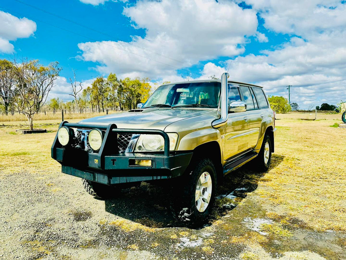 Nissan Patrol GU (TB45/48) Petrol 4" Tapered Guard Entry Snorkel