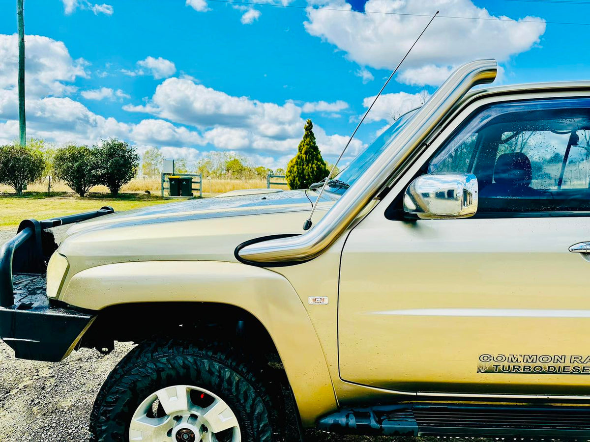 Nissan Patrol GU S1-4 (ZD30/TD42) 4" Tapered Guard Entry Snorkel