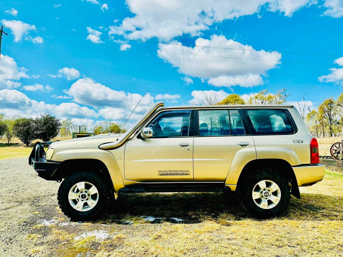 Nissan Patrol GU S1-4 (ZD30/TD42) 4" Tapered Guard Entry Snorkel