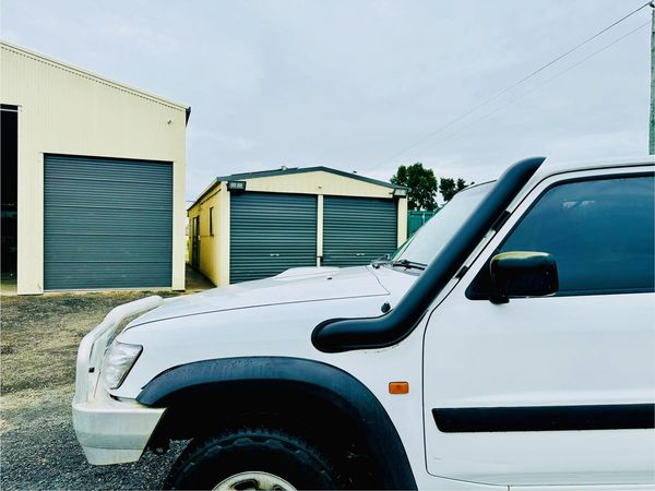 Nissan Patrol GU S1-4 TB48 Cover Up/Rounded Guard Snorkel + Clear Top Airbox Package