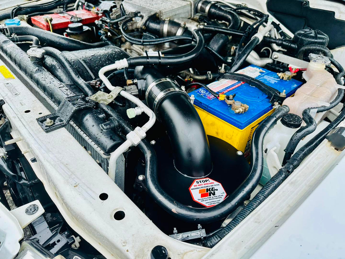 PREMIUM Nissan Patrol Y61 GU ZD30 DI (2000-2004 August) Direct Injection - Airbox/Intake Kit with 3" Highflow Turbo Inlet