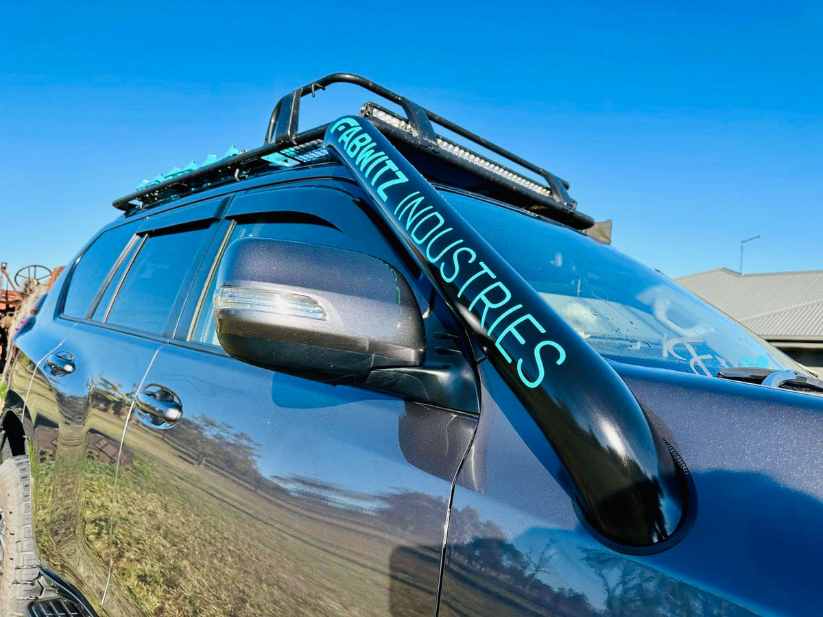 Toyota Landcruiser Prado 150 Series (1GD Engine*) 4" Short Entry Snorkel & Panel Airbox Package