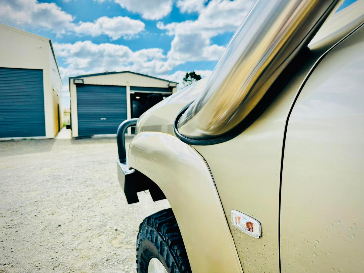 Nissan Patrol GU (TB45/48) Petrol 4" Tapered Guard Entry Snorkel