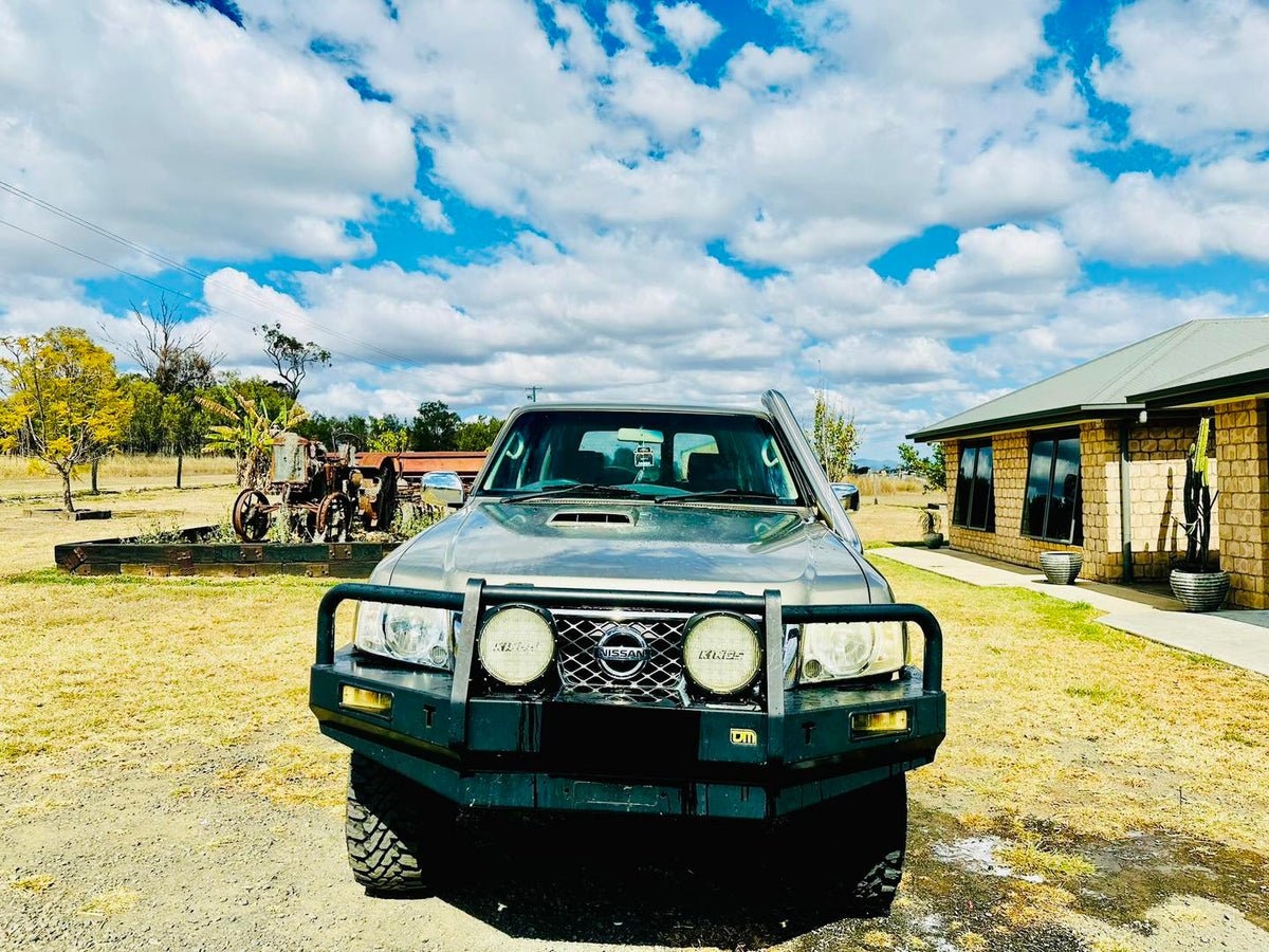 Nissan Patrol GU (TB45/48) Petrol 4" Tapered Guard Entry Snorkel
