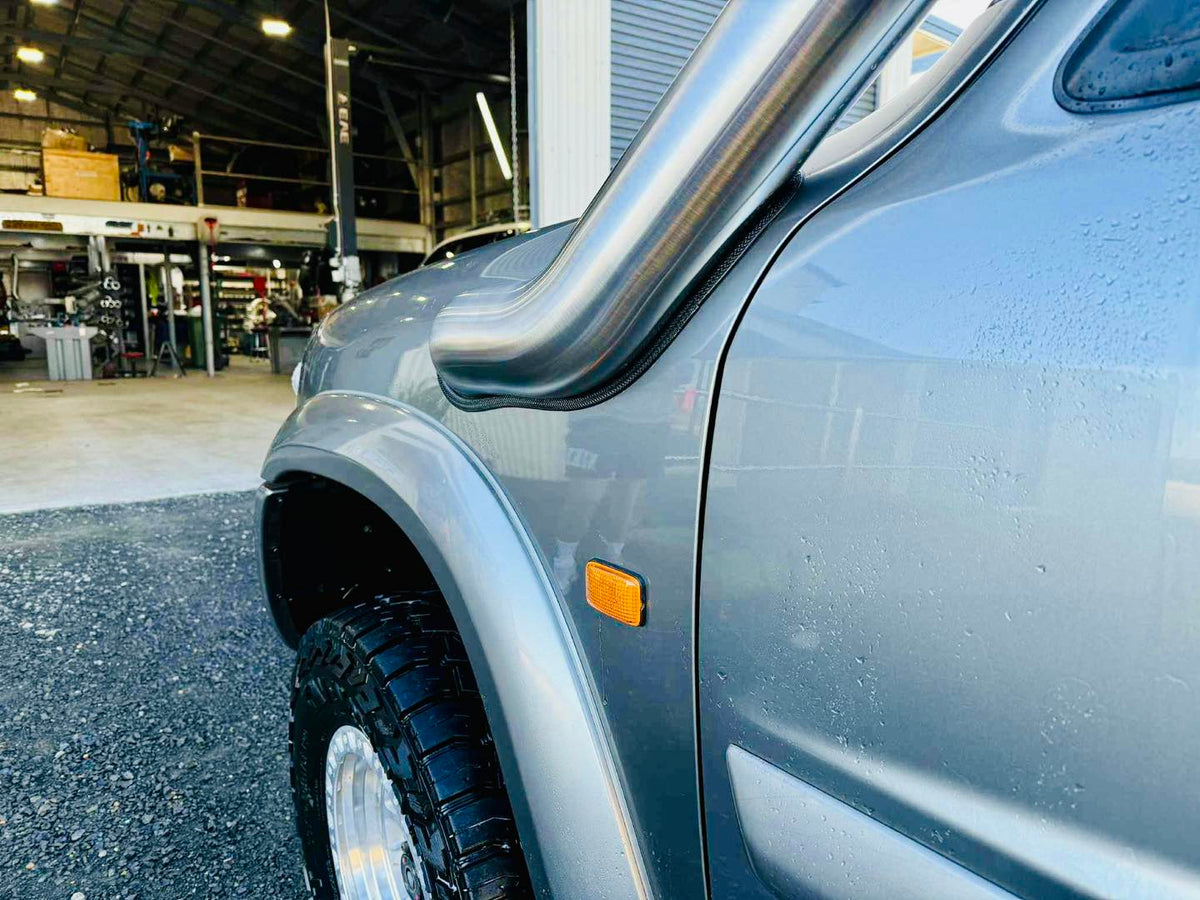 Nissan Patrol GU (TB45/48) Petrol 4" Cover Up/Rounded Guard Entry Snorkel