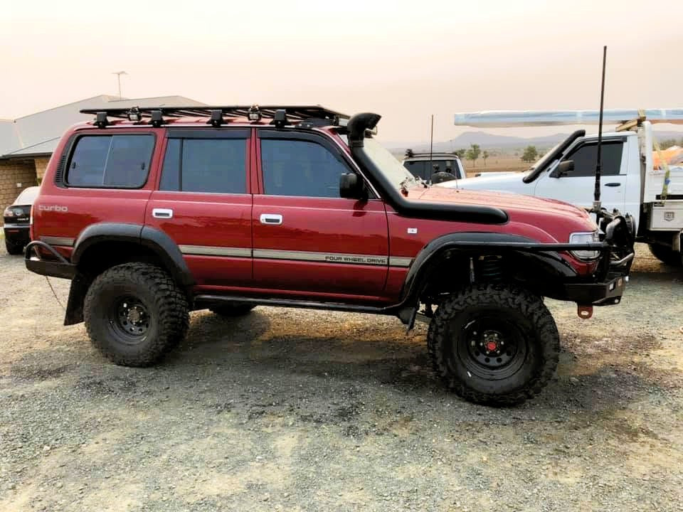 Toyota Landcruiser 80 Series 4" Snorkel with Ram Head