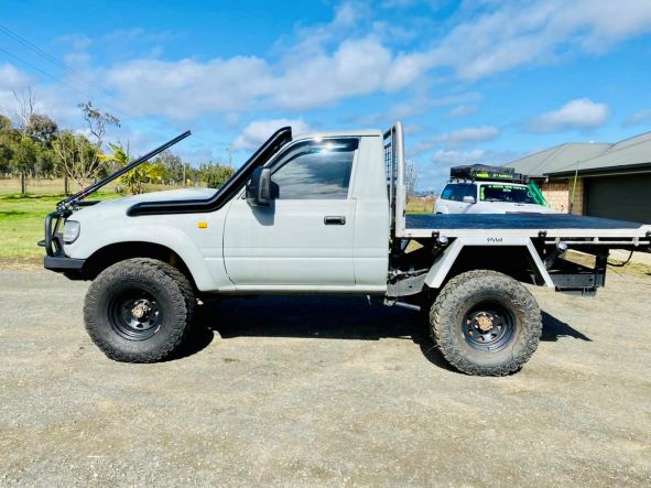 Toyota Landcruiser 80 Series 4" DUAL Long Entry Snorkels