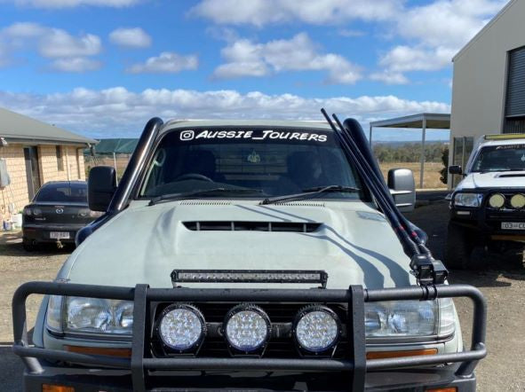 Toyota Landcruiser 80 Series 4" Long Entry Snorkel & Clear Top Airbox Package