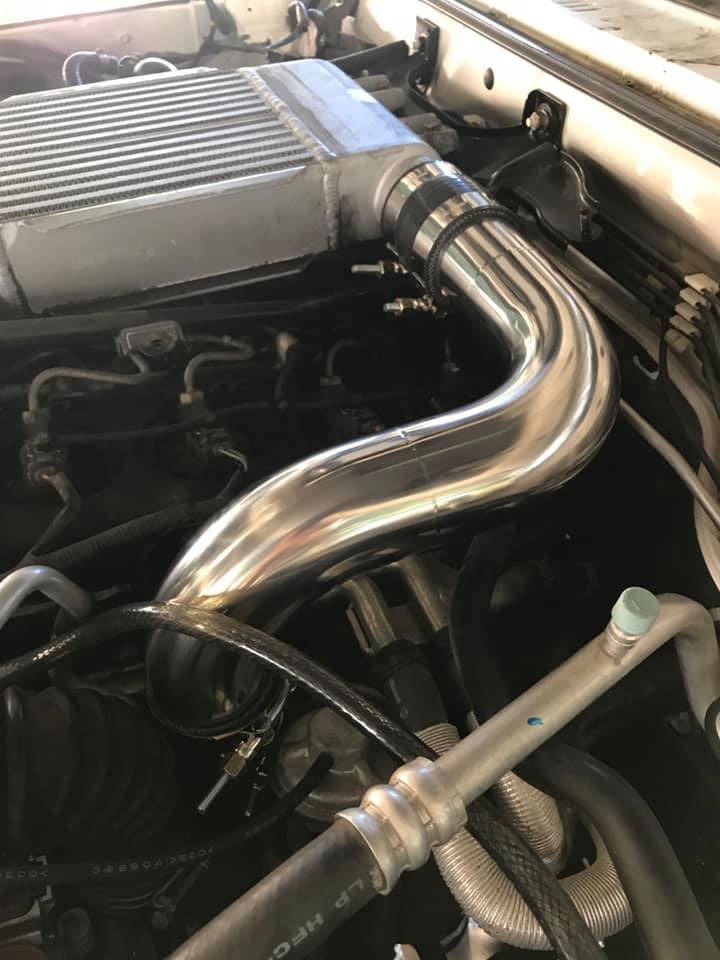 Nissan Patrol Y61 GU ZD30 CRD (2007+) Common Rail - Top Mount Intercooler Pipes