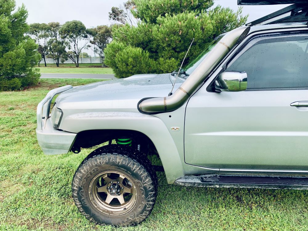 ENTRY LEVEL Nissan Patrol GU S1-4 (ZD30/TD42) 5" Mid Entry Snorkel