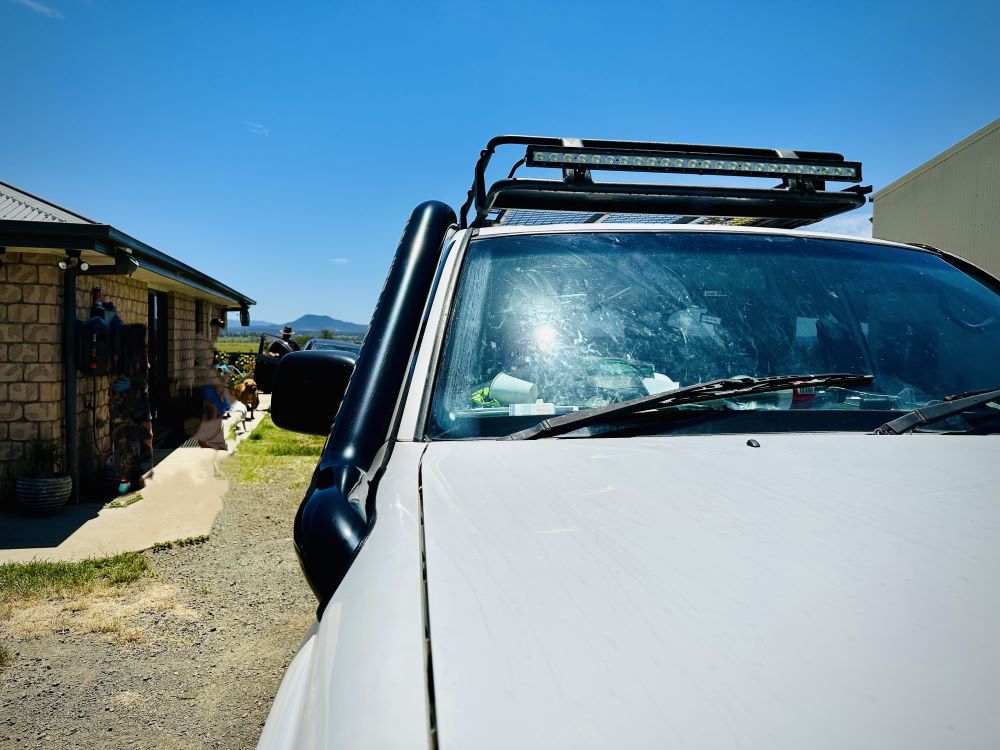 Toyota Landcruiser 100/105 Series Rounded Guard Entry Snorkel & Clear Top Airbox Package