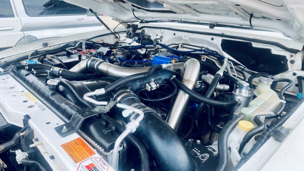 ENTRY LEVEL Nissan Patrol Y61 GU ZD30 DI (2000-2006) Direct Injection - Front Mount Intercooler Full Kit
