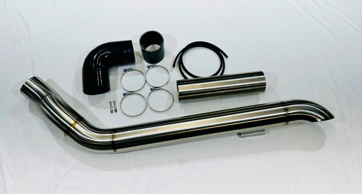ENTRY LEVEL Nissan Patrol GU S1-4 (ZD30/TD42) 4" Cover Up/Rounded Guard Entry Snorkel