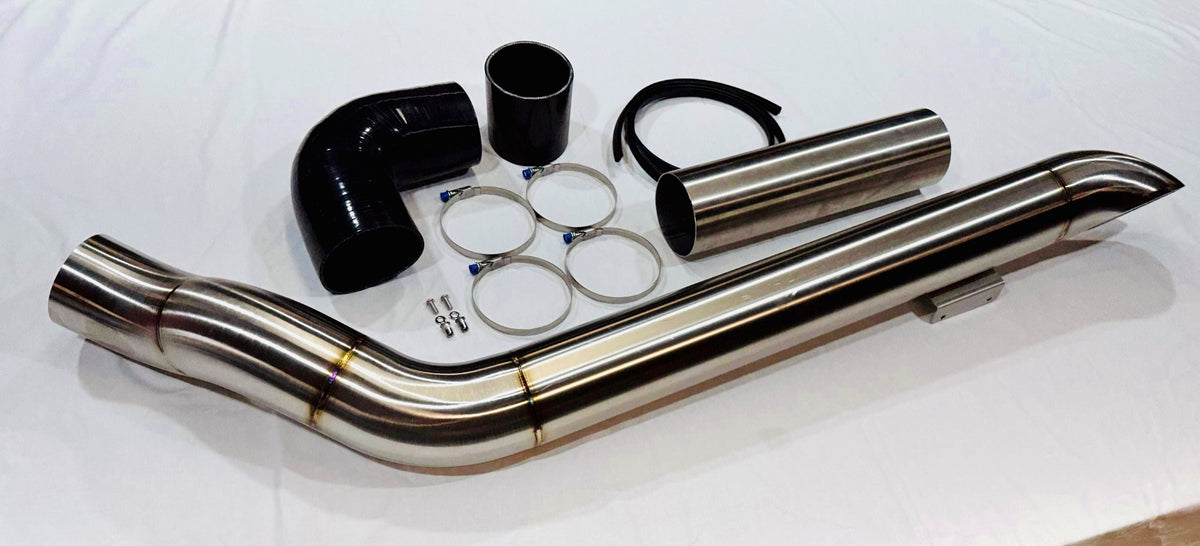 ENTRY LEVEL Nissan Patrol GU S1-4 TB45/TB48 Petrol - 4" Cover Up/Rounded Guard Entry Snorkel