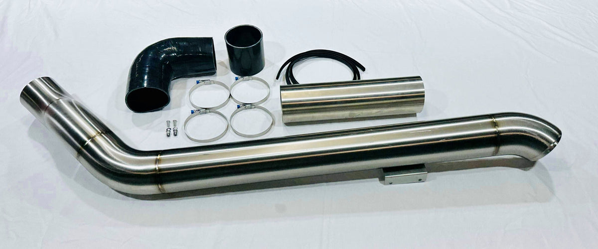 ENTRY LEVEL Nissan Patrol GU S1-4 TB45/TB48 Petrol - 4" Cover Up/Rounded Guard Entry Snorkel
