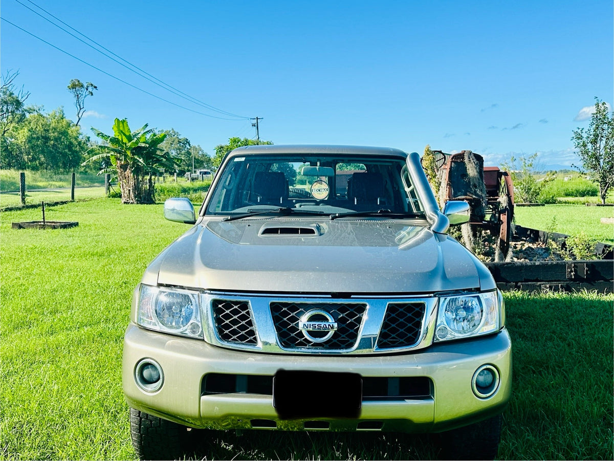 Nissan Patrol GU (ZD30 CRD/DI) 4" Bonnet Entry Snorkel & Airbox/Intake Package