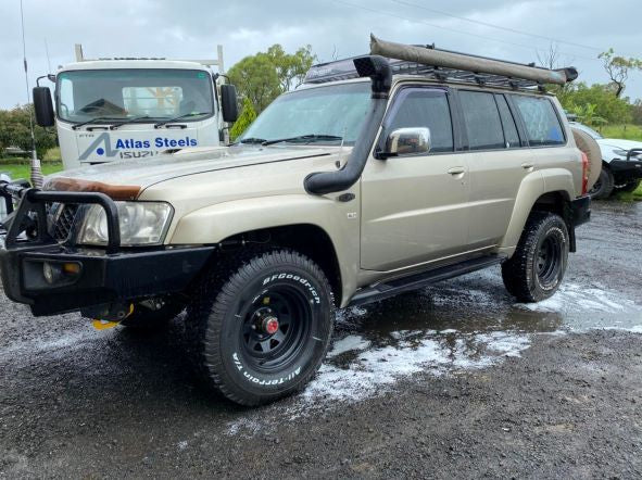 Nissan Patrol GU S1-4 (ZD30/TD42) 4" Cover Up/Rounded Guard Entry Snorkel with Ram Head
