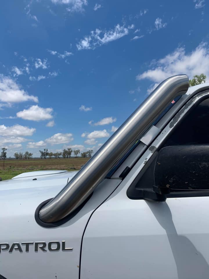 Nissan Patrol GU (TB45/TB48) 4" DUAL Short Entry Snorkels