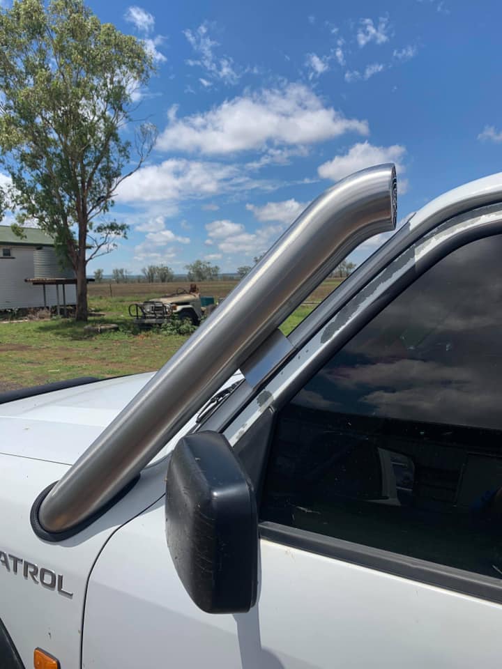 Nissan Patrol GU (TB45/TB48) 4" DUAL Short Entry Snorkels