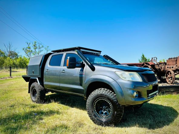 Toyota Hilux N70 (2005-2014) 4" DUAL Short Entry Snorkels
