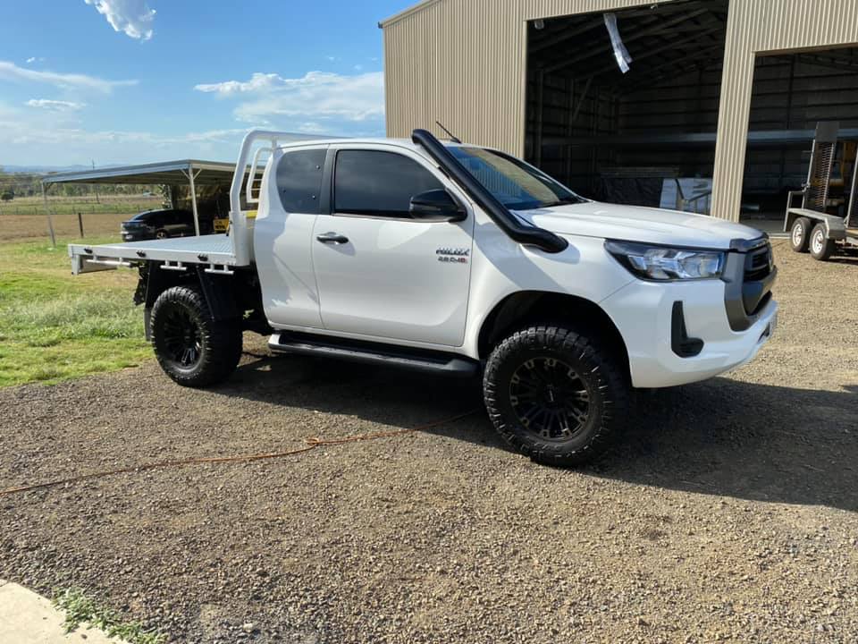 Toyota Hilux N80 (2015+) 4" Mid Entry Snorkel & Panel Airbox Package