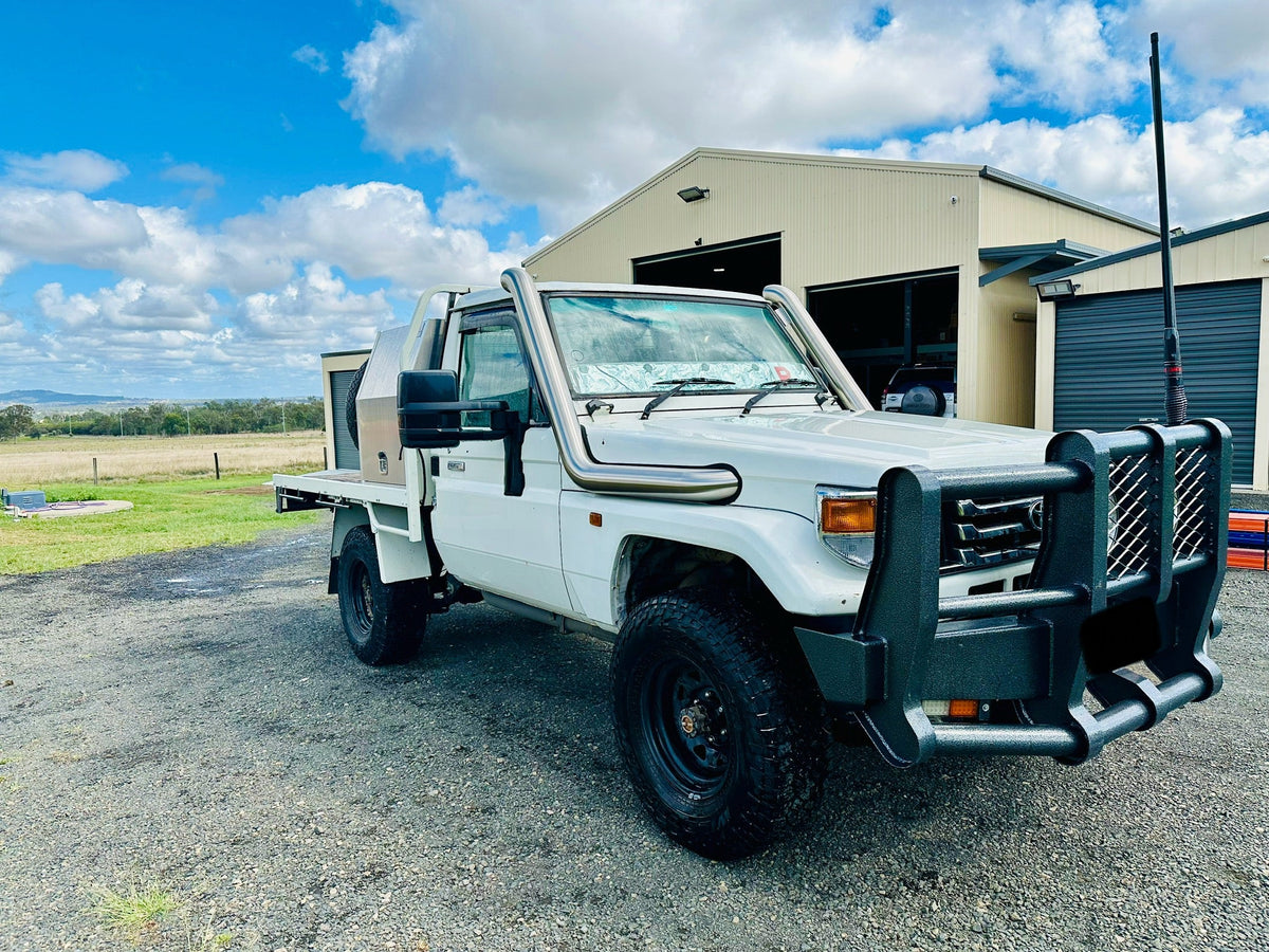 Toyota Landcruiser 75 series 4" DUAL Snorkels