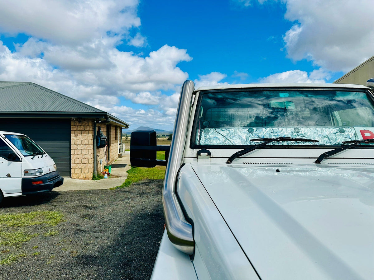 Toyota Landcruiser 75 series 4" DUAL Snorkels