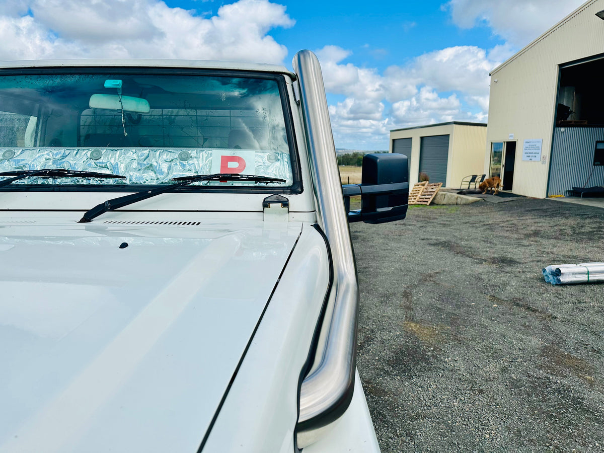 Toyota Landcruiser 75 series 4" DUAL Snorkels