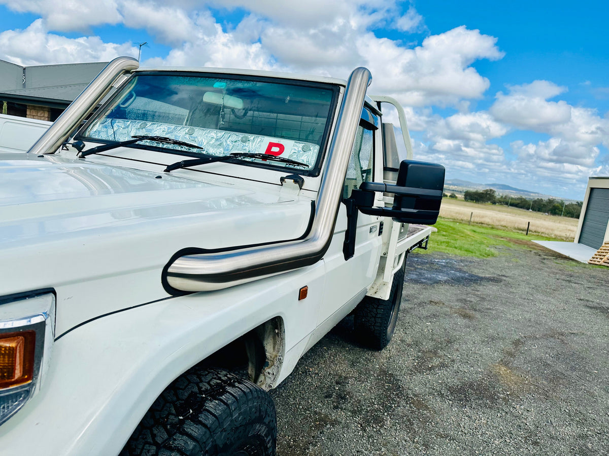 Toyota Landcruiser 75 series 4" DUAL Snorkels
