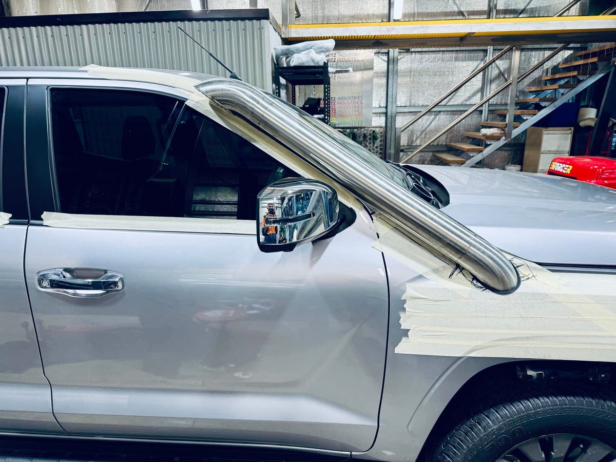 Mitsubishi Triton MV Next Gen (2023+) Short Entry Snorkel & Clear Top Airbox Package
