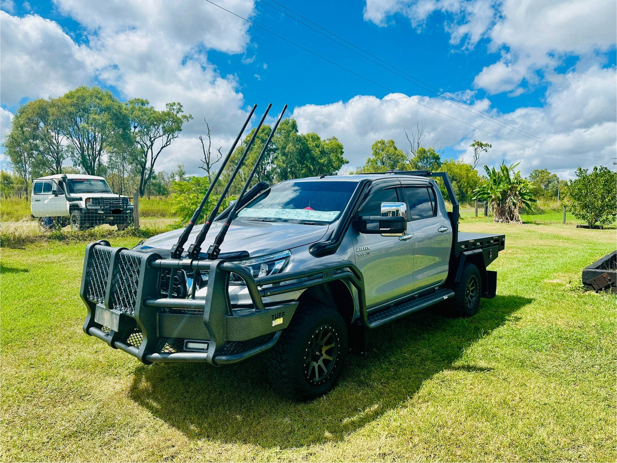 Toyota Hilux N80 (2015 & Onward) 4" DUAL Cover Up Snorkels