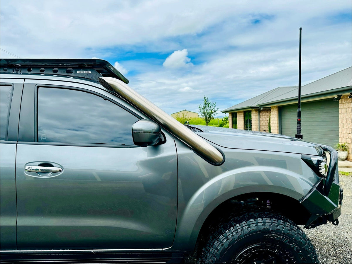 Nissan Navara (D23) NP300 4" DUAL Short Entry Snorkels