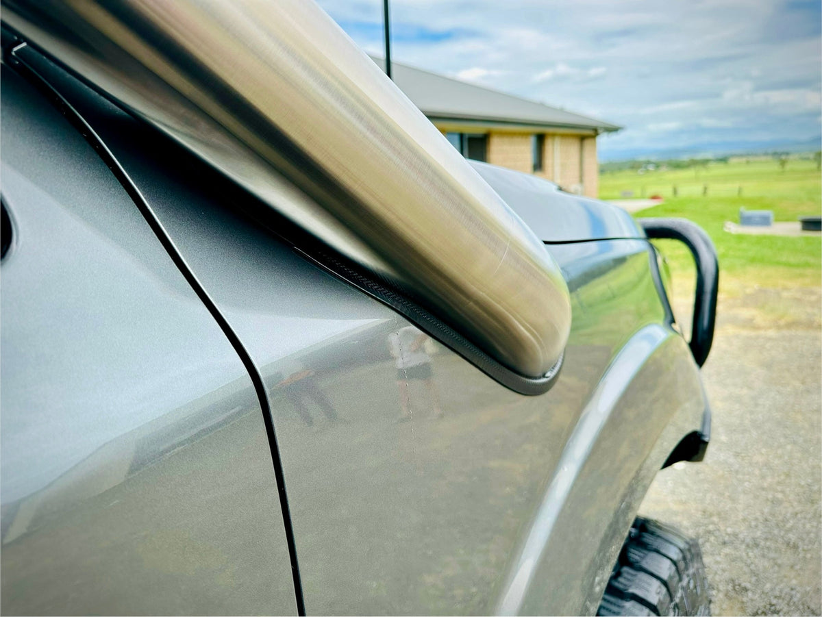 Nissan Navara (D23) NP300 4" DUAL Short Entry Snorkels