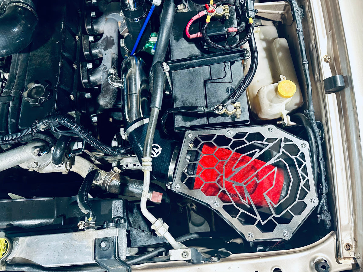 Nissan Patrol Y61 GU TD42 Clear Top Airbox/Intake - Factory Low Mount with Aftermarket Turbo