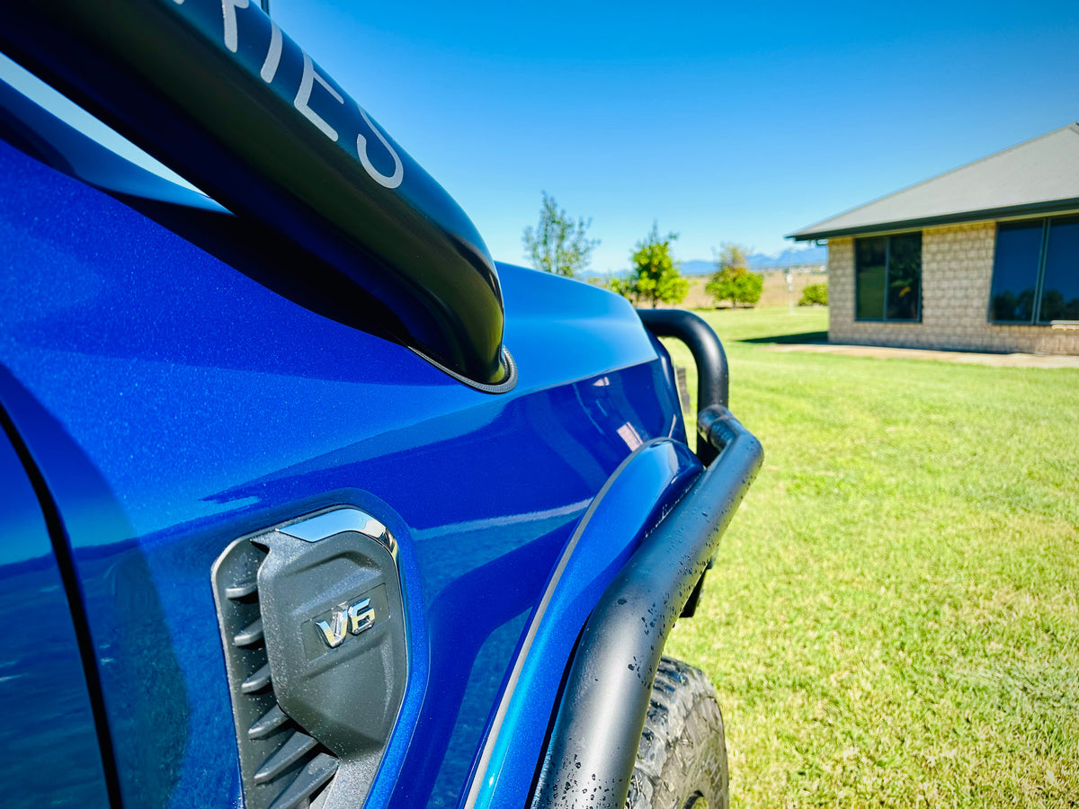 Ford Next Gen Ranger (V6) Short Entry Snorkel & Clear Top Airbox Package