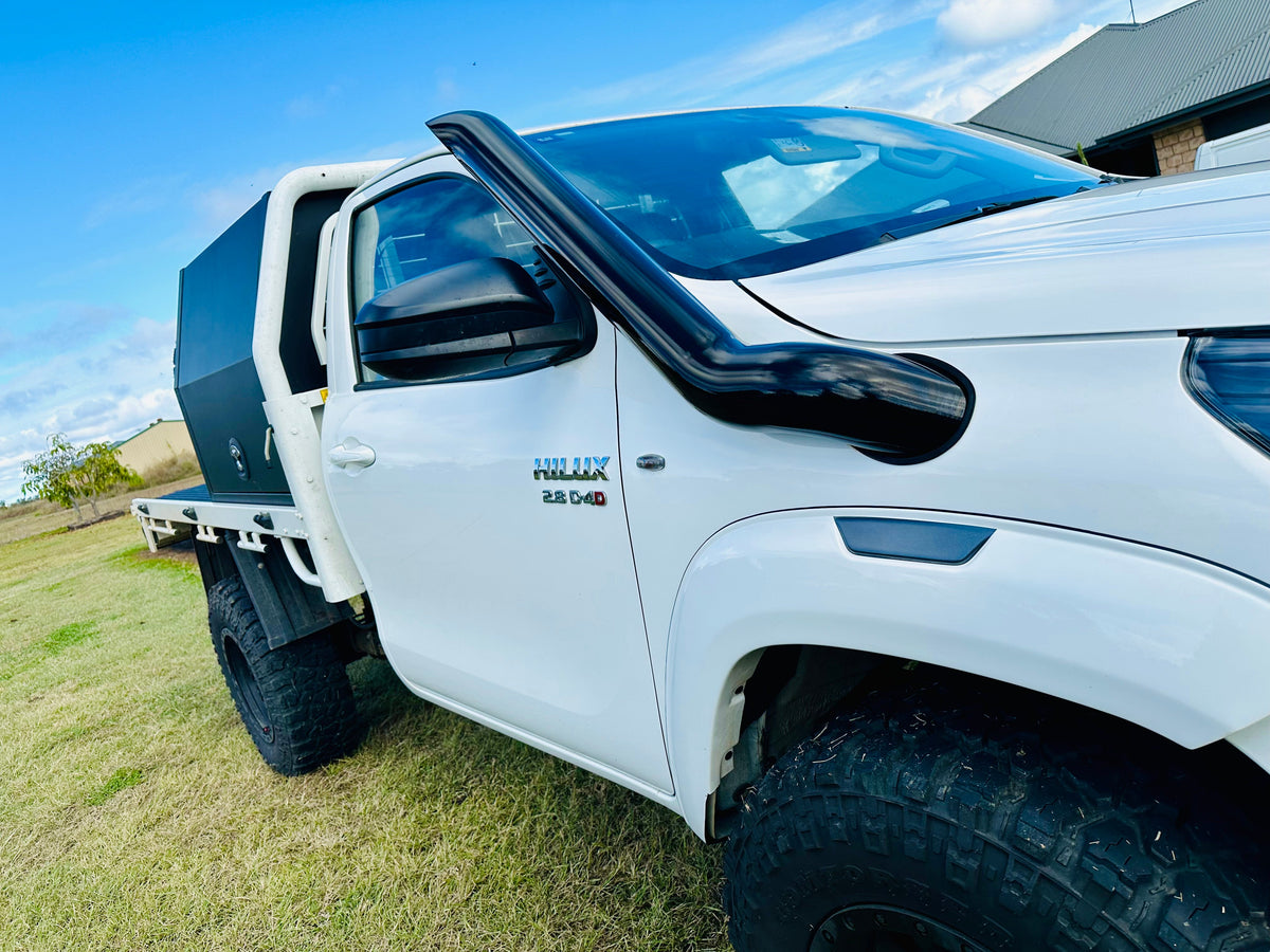 Toyota Hilux N80 (2015+) 4" Mid Entry Snorkel & Panel Airbox Package