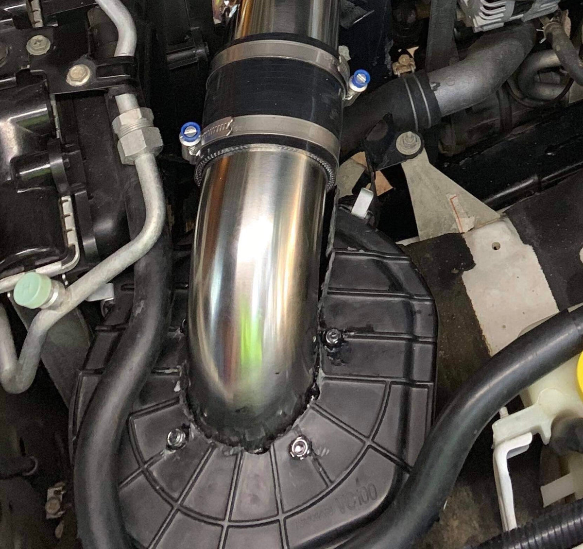 Nissan Patrol Y61 GU ZD30 CRD (2004-2015) Common Rail - Intake with 3" Highflow Turbo Inlet to Modify Standard Airbox