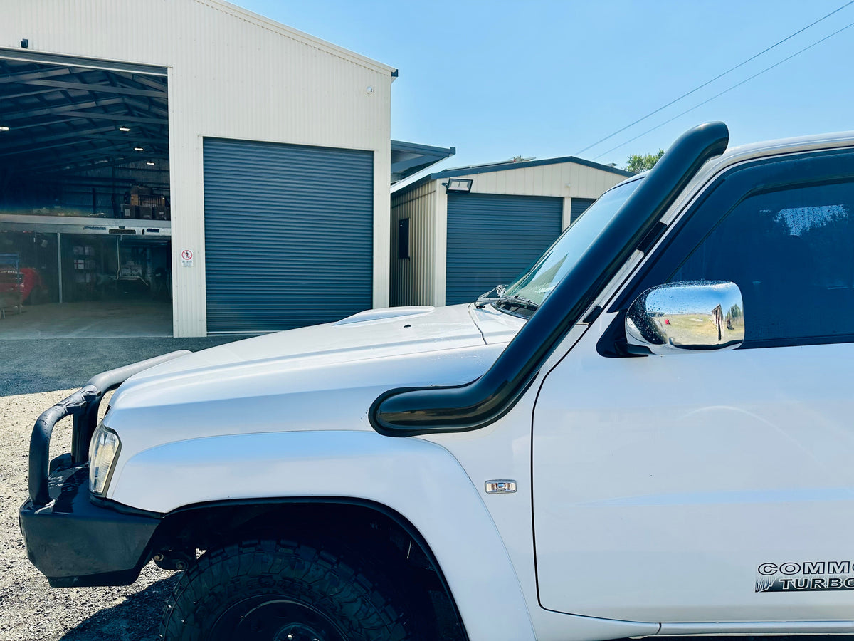 Nissan Patrol GU S1-4 (ZD30/TD42) 4" Cover up / Rounded Guard Entry Snorkel