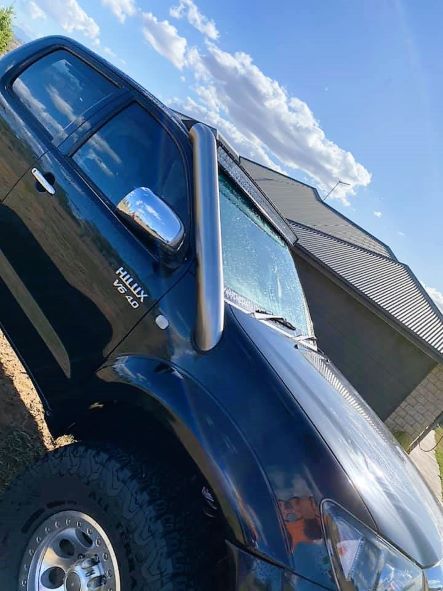 Toyota Hilux N70 (2005-2014) 4" DUAL Short Entry Snorkels