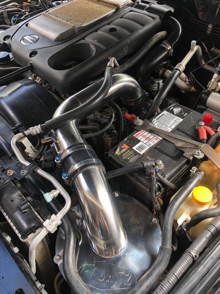 PREMIUM Nissan Patrol Y61 GU ZD30 CRD (2004-2015) Common Rail - Airbox/Intake Kit with 3" Highflow Turbo Inlet