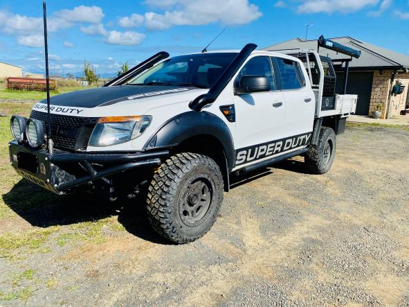 Ford PX Ranger (BI-Turbo WildTrak) 4" DUAL Mid Entry Snorkels