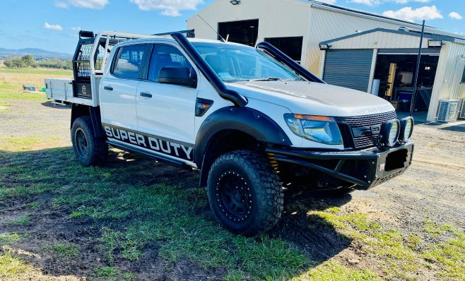 Ford PX Ranger (BI-Turbo WildTrak) 4" DUAL Mid Entry Snorkels