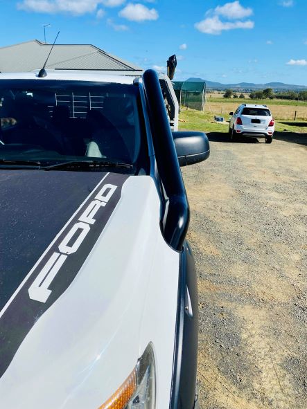 Ford PX Ranger (BI-Turbo WildTrak) 4" DUAL Mid Entry Snorkels