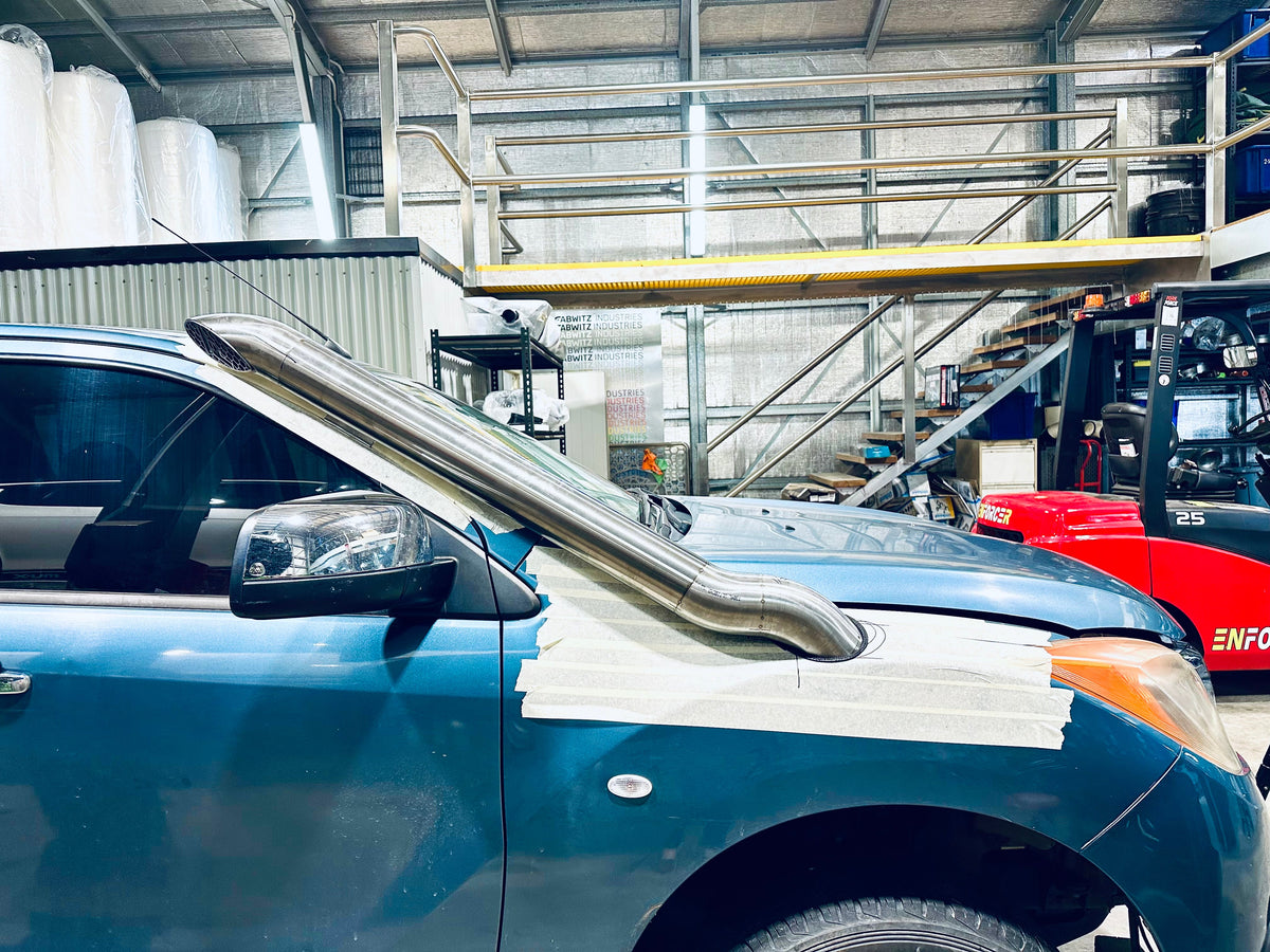 Mazda BT50 3.2Lt (2012-2020) Rounded Mid Entry Snorkel & Clear Top Airbox Package