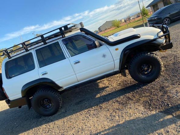 Toyota Landcruiser 80 Series 4" Long Entry Snorkel & Clear Top Airbox Package